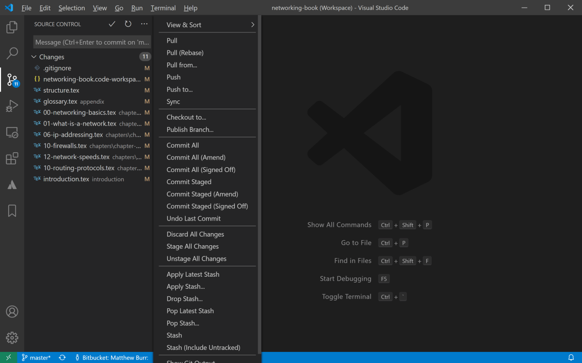 If you don&amp;rsquo;t use Sourcetree or another Git frontend you can commit directly from VS Code.