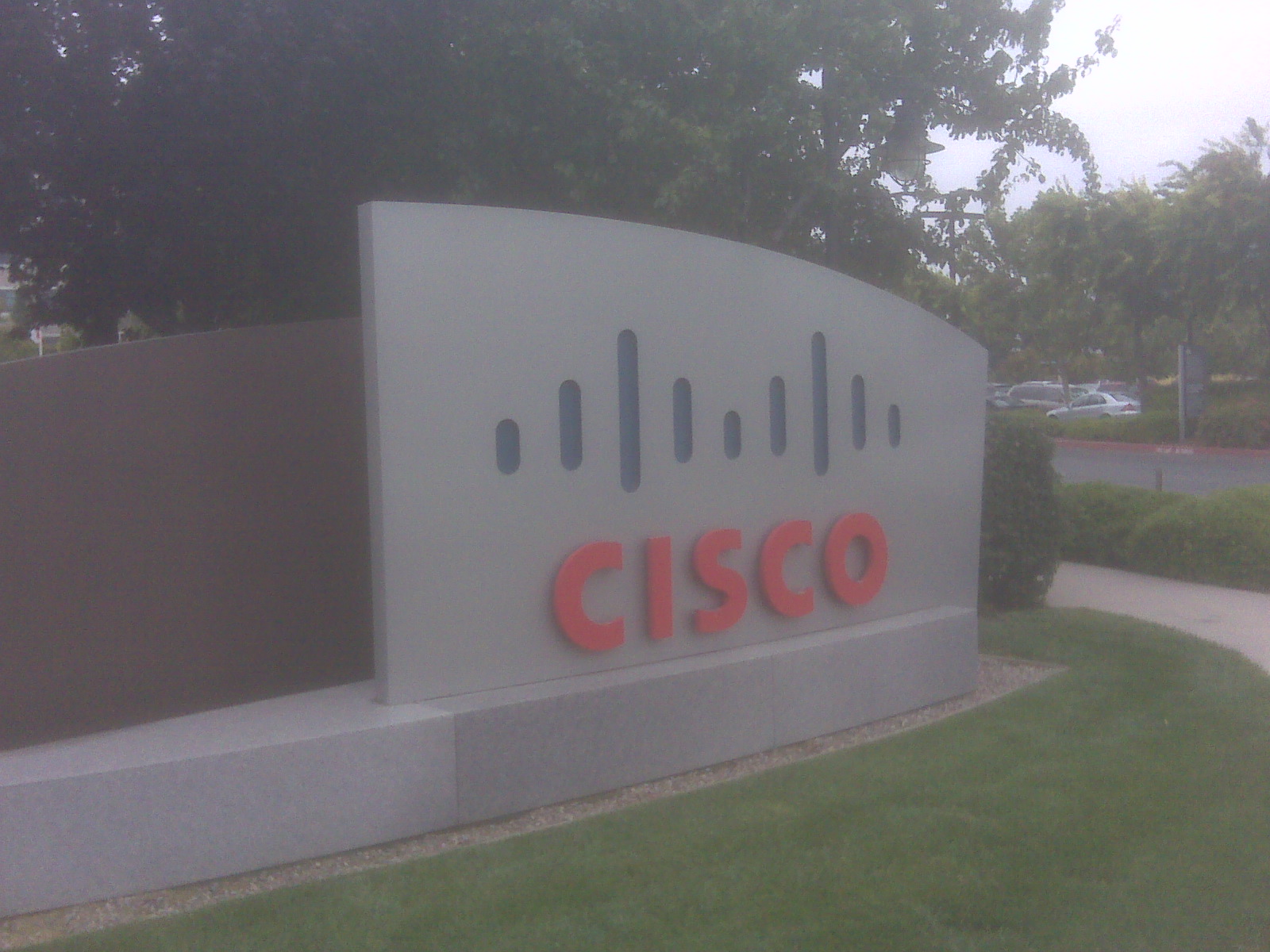 I had to get a photo of one of the Cisco signs on their campus while I was there.